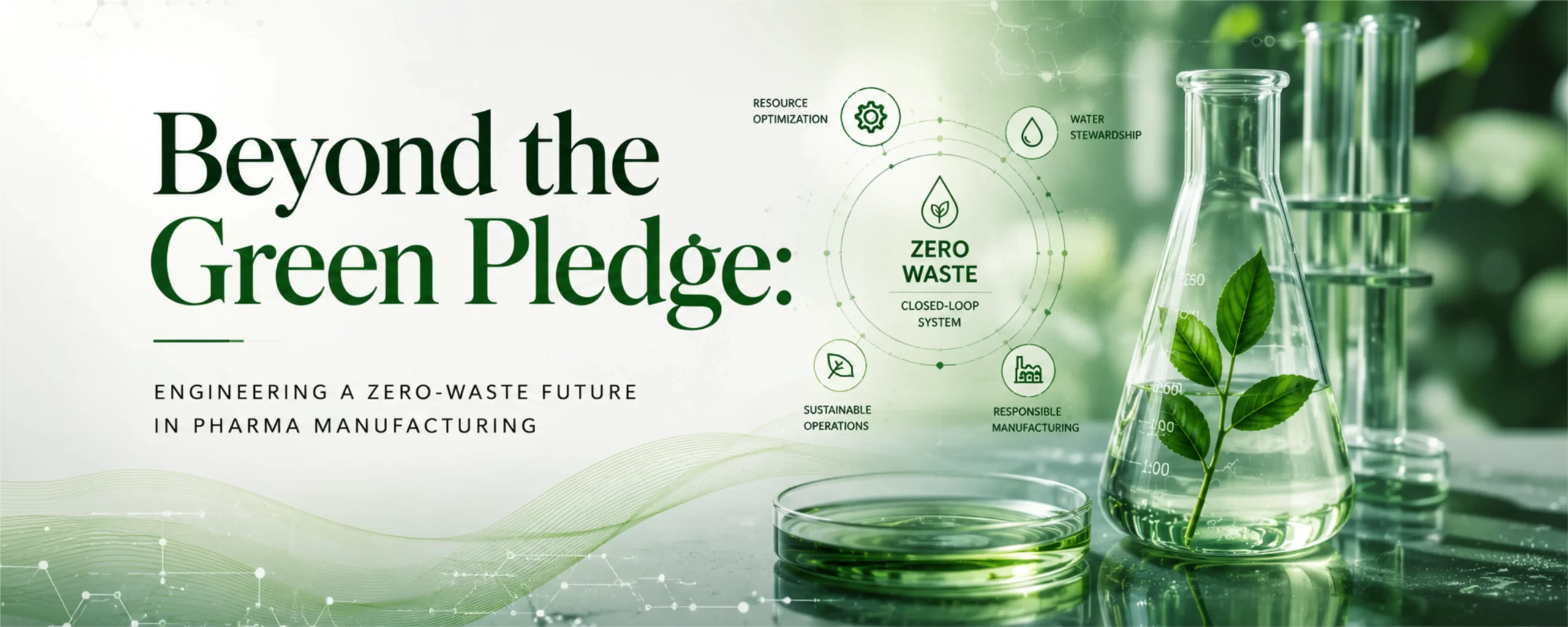 Beyond the Green Pledge: Engineering a Zero-Waste Future in Pharma Manufacturing